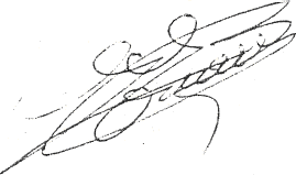 Signature de Algrain