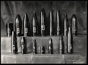 La gamme des calibres des obus